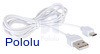 Thin (2mm) USB Cable A to Micro-B, 6 ft, Low/Full-Speed Only